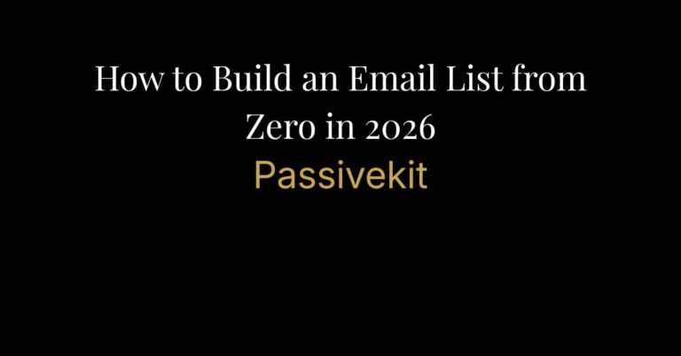 How to Build an Email List