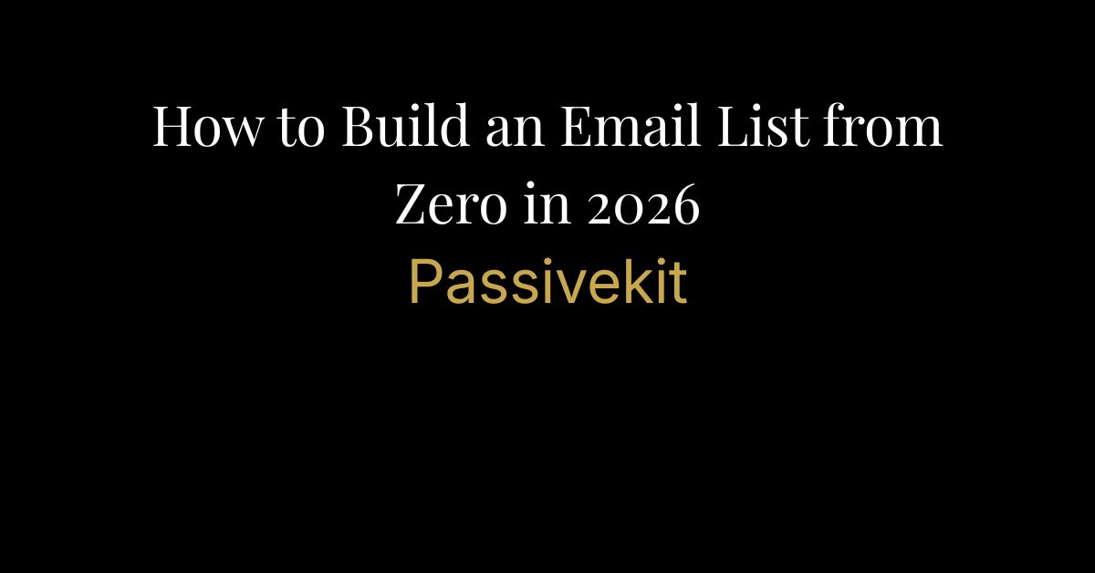 How to Build an Email List