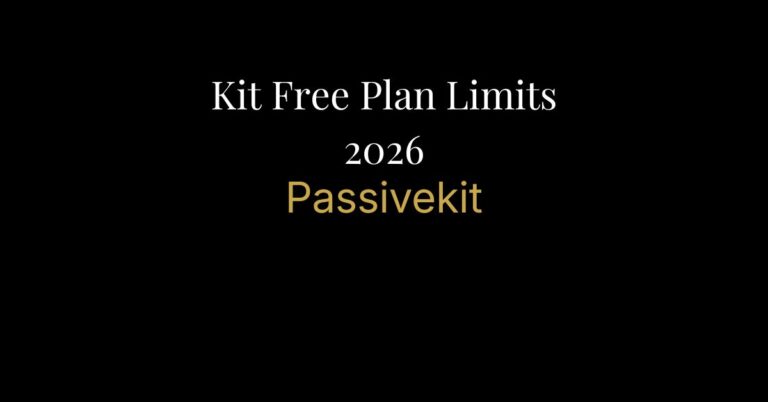 Kit Free Plan Limits 2026